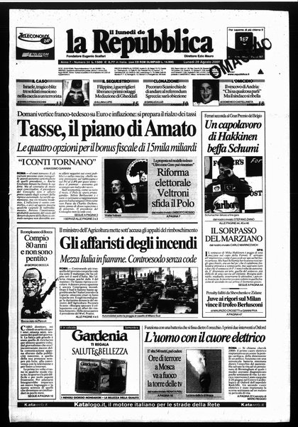 Il lunedì de La repubblica